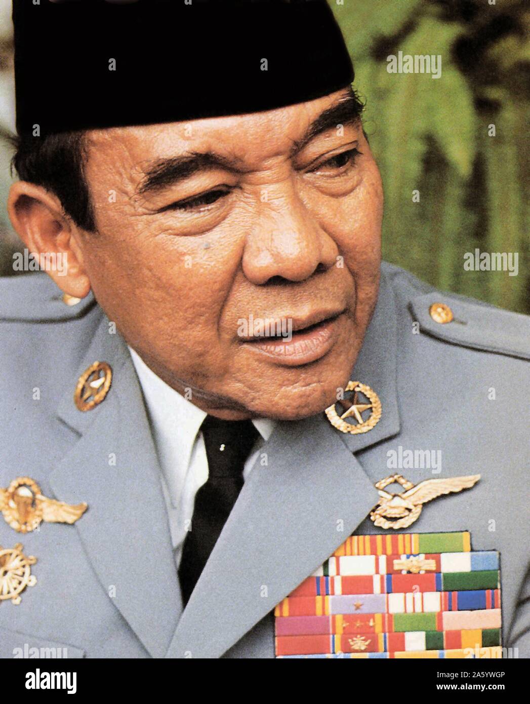 Ahmed Sukarno 1901-1970. first President of Indonesia, serving in office from 1945 to 1967. Sukarno was the leader of his country's struggle for independence from the Netherlands Stock Photo