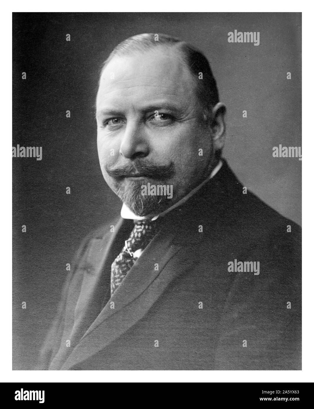 Carl Theodor Zahle (1866-1946), Danish politician. prime minister of Denmark from 1909-1910 Stock Photo