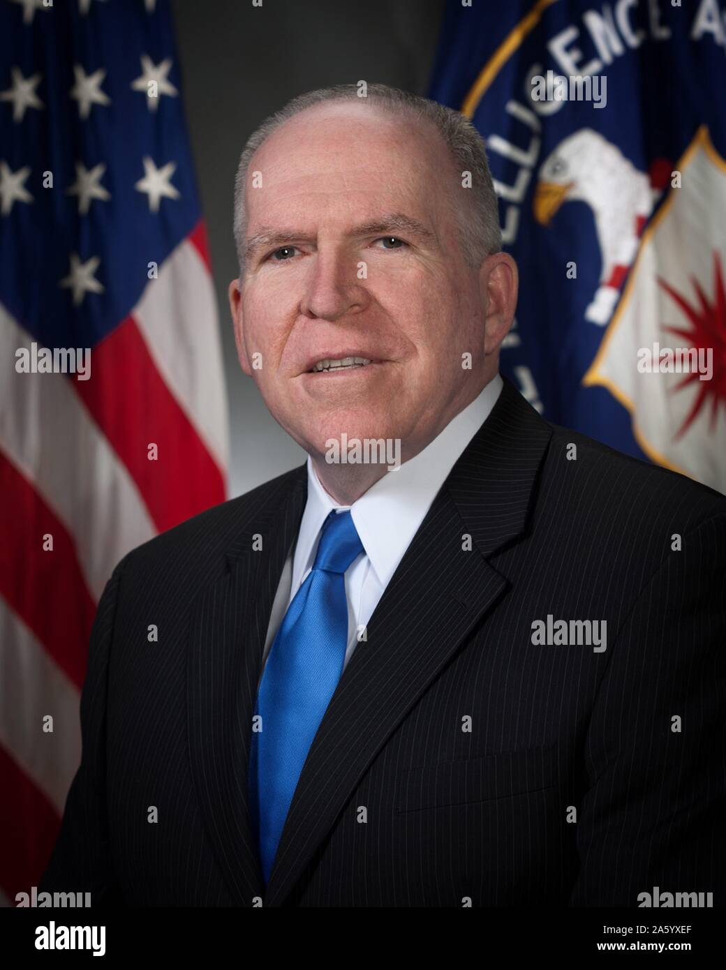 Photograph of John O. Brennan (1955-) an American government official and Director of the Central Intelligence Agency. Dated 2013 Stock Photo