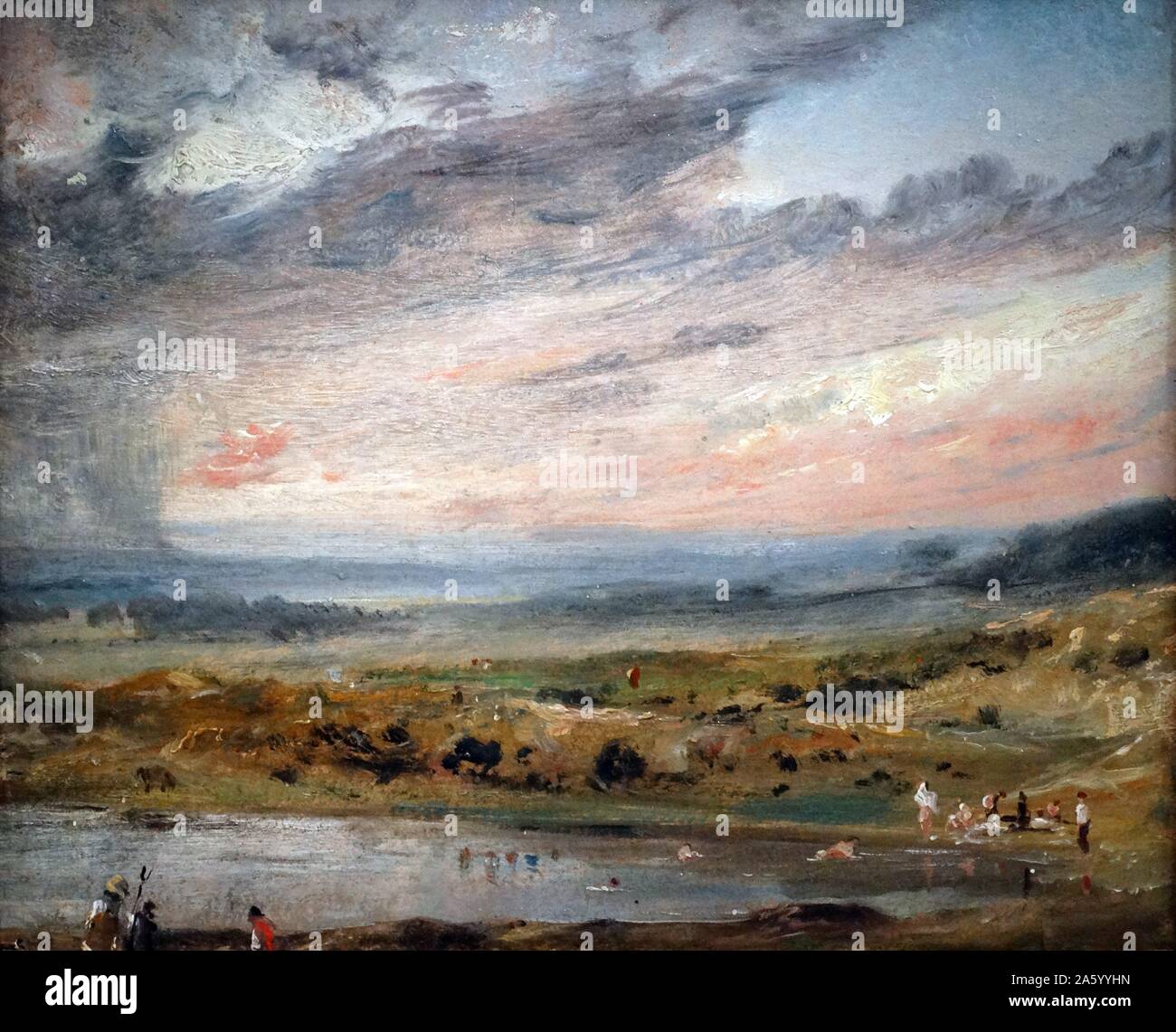 Painting by John Constable (1776-1837) English Romantic painter. Dated 19th Century Stock Photo