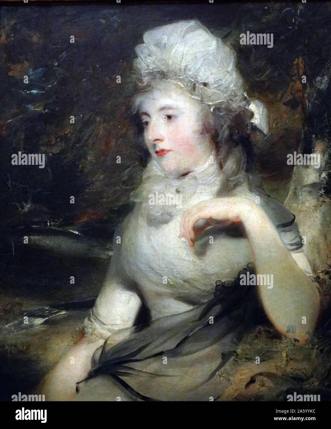 Portrait of a Lady by Thomas Lawrence (1769-1830) English portrait painter. Dated 1800 Stock Photo