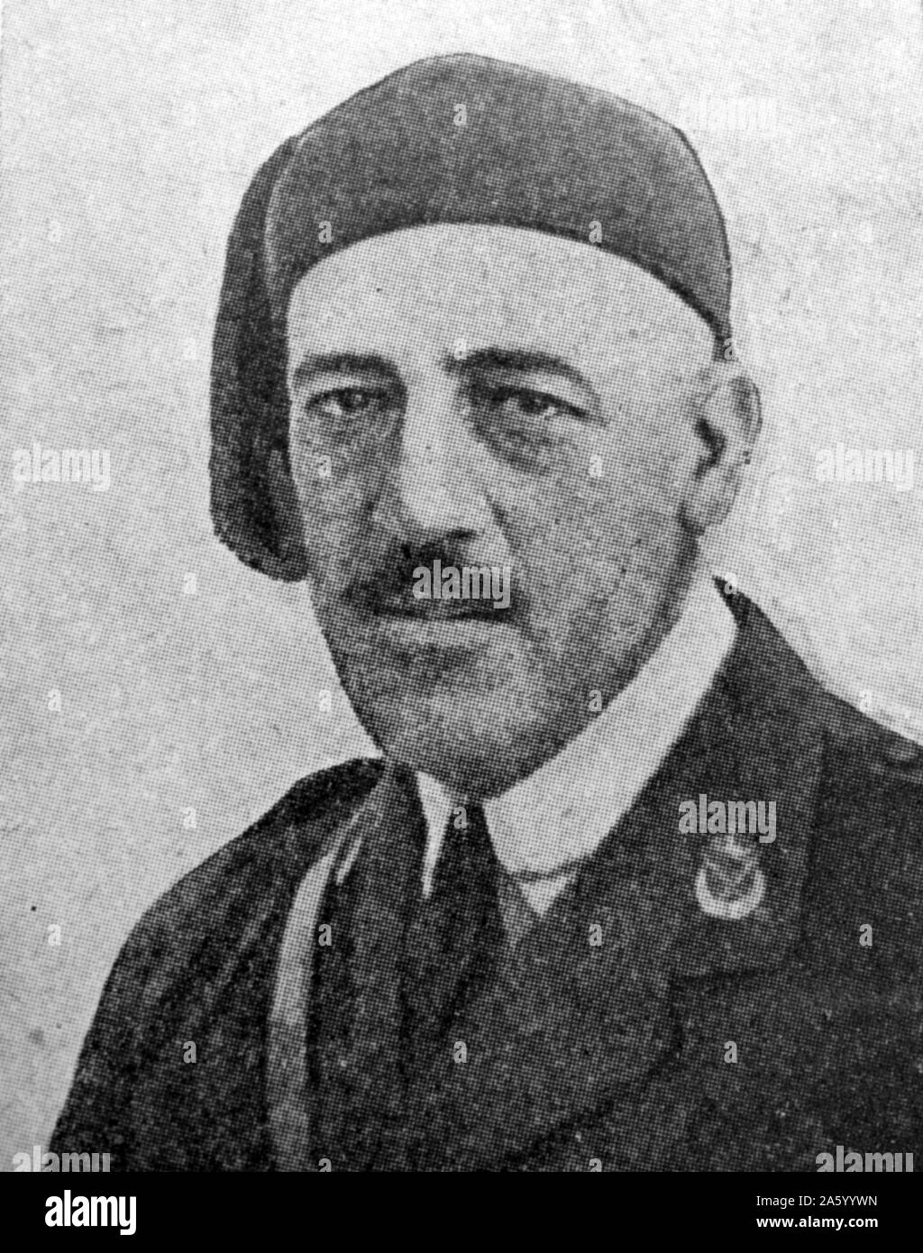 Photograph of Lt. Col. Rafael de Valenzuela y Urzaiz (1881-1923) Spanish military officer. Dated 1927 Stock Photo
