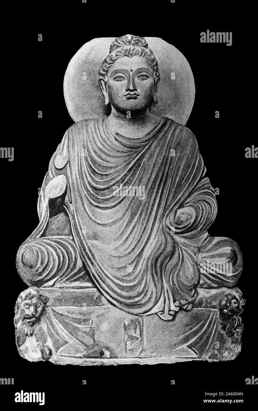 Statue of Buddha titled ''The Light of Asia'' from an Indian statue