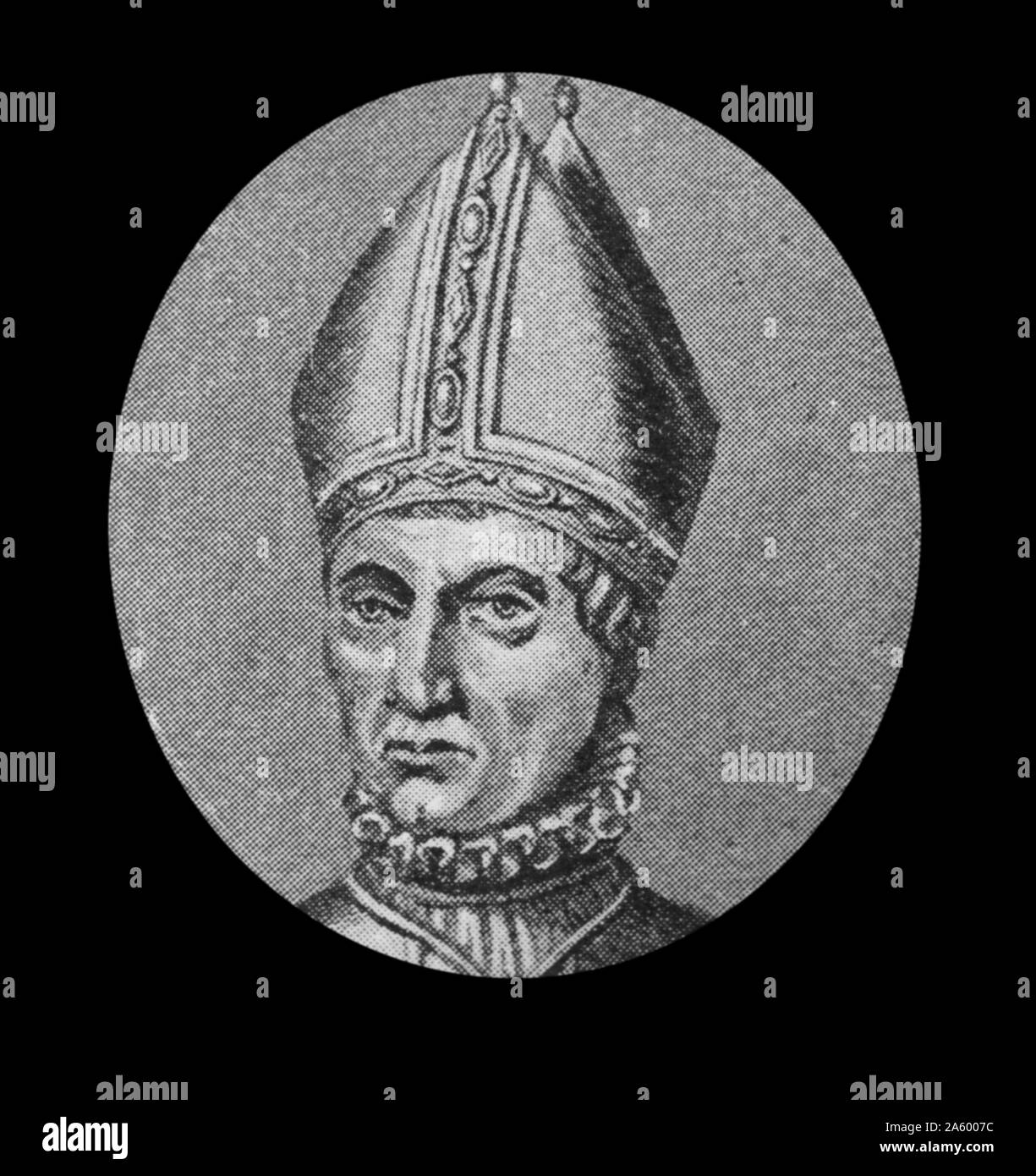 portrait of Antipope John XXIII (1370-1419) an antipope during the Western Schism Stock Photo