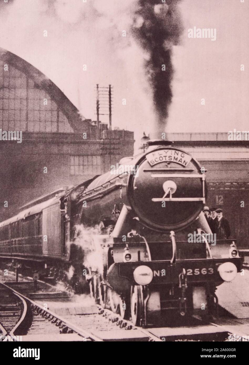 steam locomotive Flying Scotsman built in 1923 for the London and North Eastern Railway Stock Photo