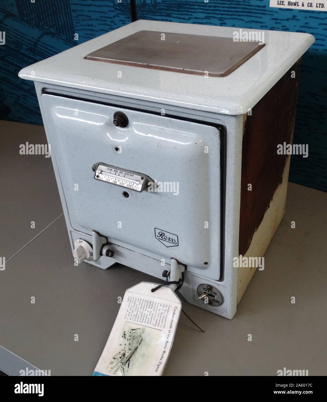 Domestic oven or cooker mde at the Revo Works in Tipton, Midlands UK circa 1935 Stock Photo