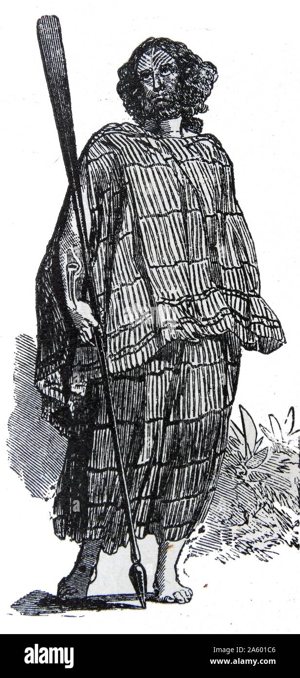 Te Kooti Arikirangi Te Turuki (Gisborne, c. 1832–1893) was a M?ori leader, the founder of the Ringatu religion and guerrilla. Stock Photo