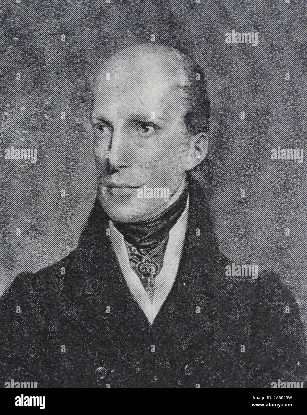 Archduke John of Austria (1782 – 1859), member of the House of Habsburg-Lorraine, was an Austrian field marshal and German Imperial regent (Reichsverweser) during the Revolutions of 1848. Stock Photo