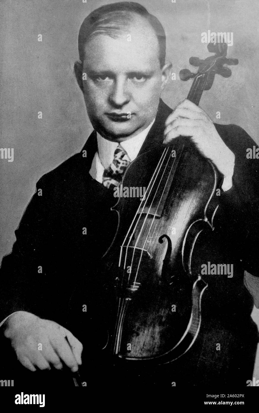 Paul Hindemith 1895 - 1963 German composer Stock Photo