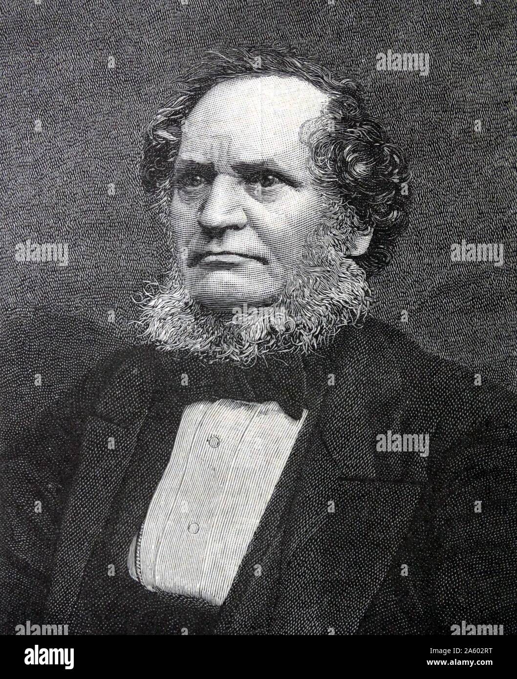 Edward Geoffrey Smith Stanley, 14th Earl of DERBY (1799-1869) Stock Photo