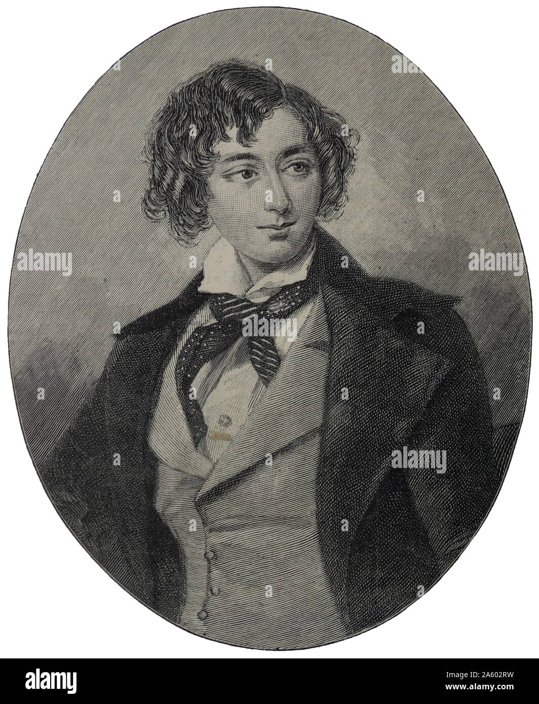 Benjamin DISRAELI - 1804-1881 Stock Photo