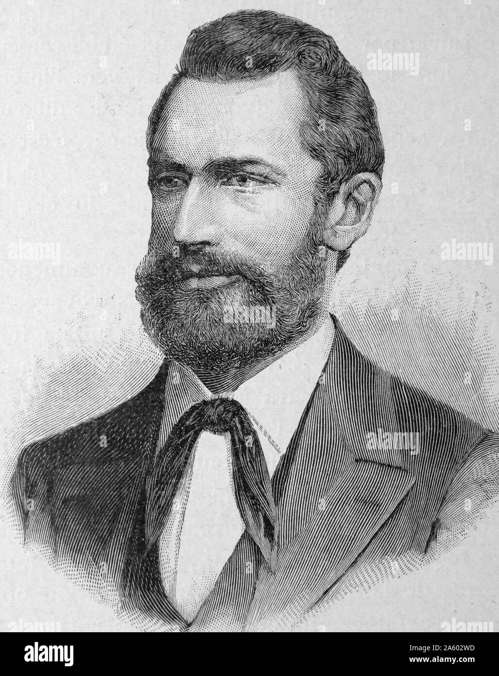 Ludwig Leichhardt (23rd October 1813 - 3rd April 1848) was a Prussian exlporer, best known for his exploration of Northern and Central Austrailia. Stock Photo