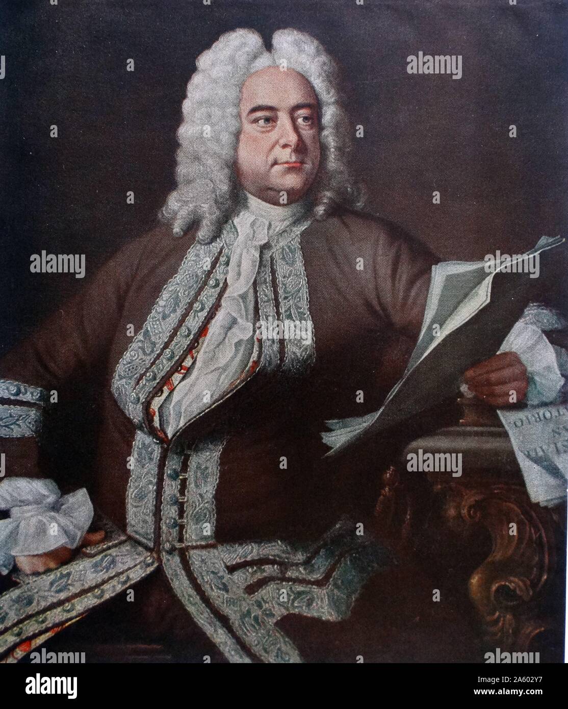 George Friedrich Handel 1685-1759 German-English composer Stock Photo