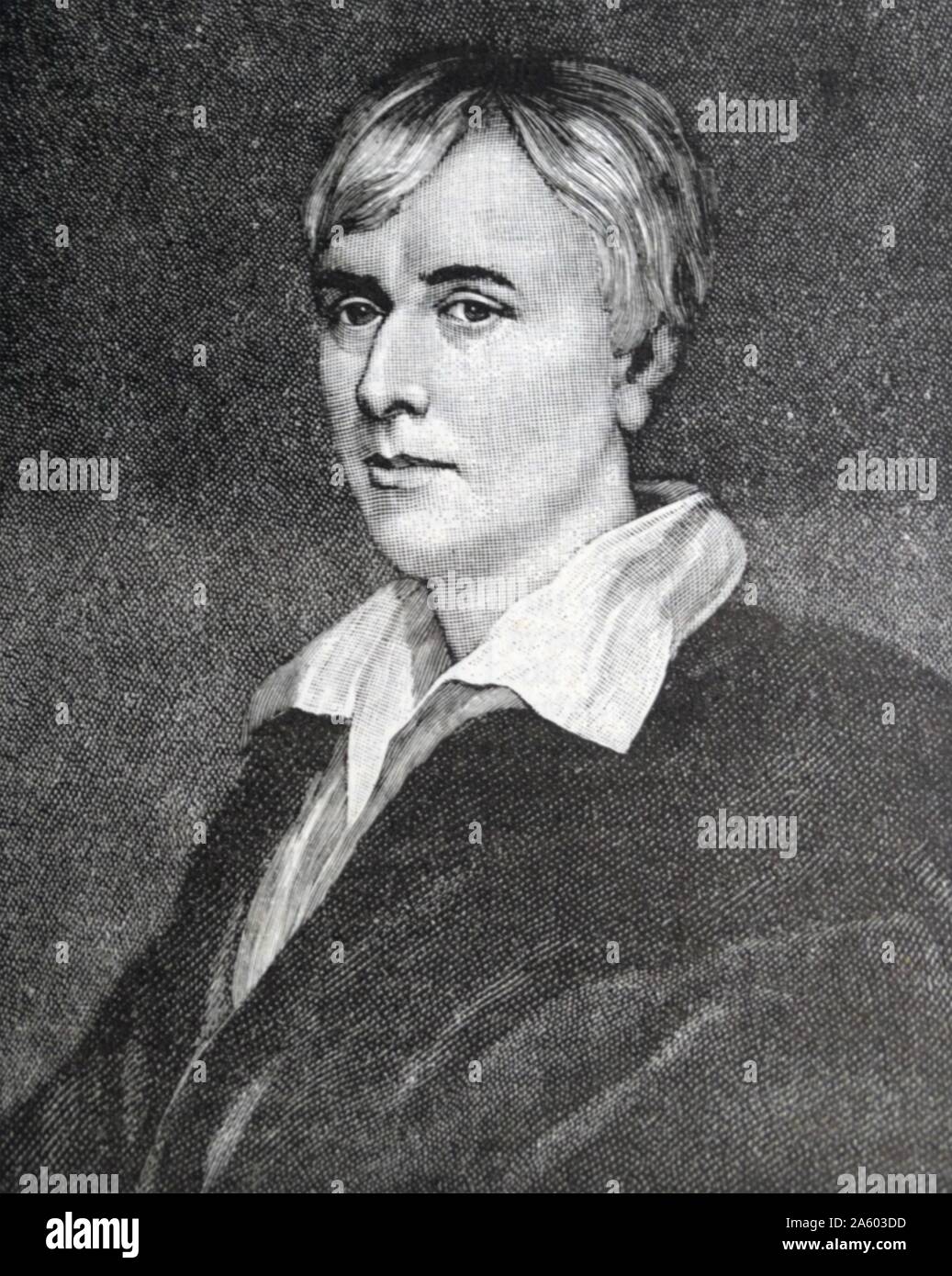Portrait of George Henry Borrow (1803-1881) an English author. Dated 19th Century Stock Photo