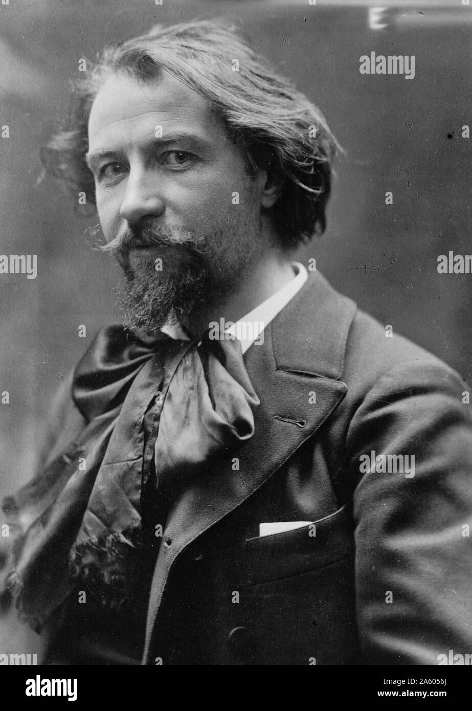French opera composer Gustave Charpentier (1860-1956). Stock Photo
