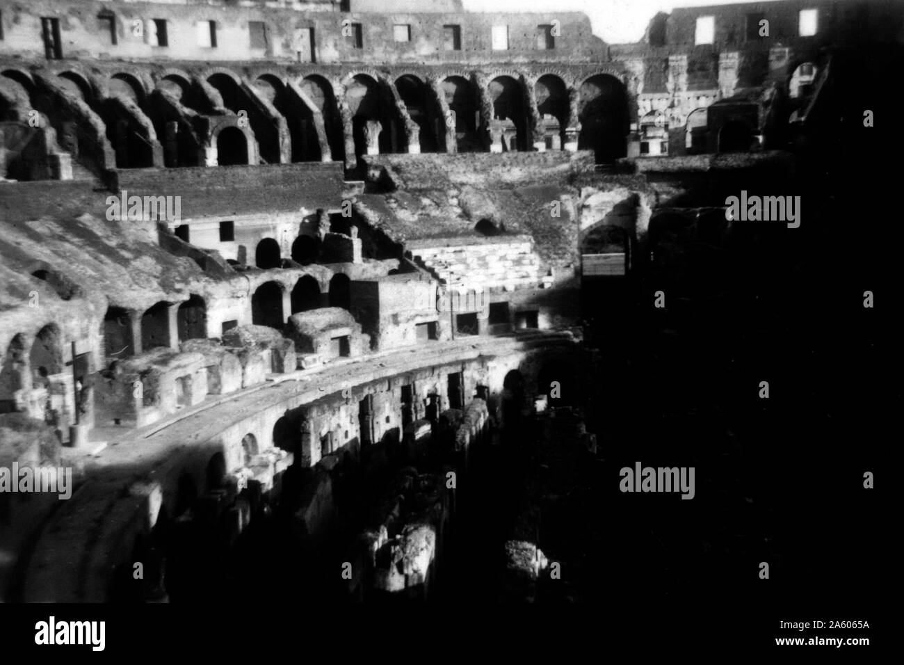 Italy, Rome,  Coliseum 1950 Stock Photo