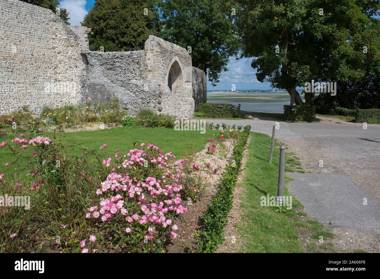 France, Somme, Baie de Somme, Saint Valery sur Somme, upper part of the