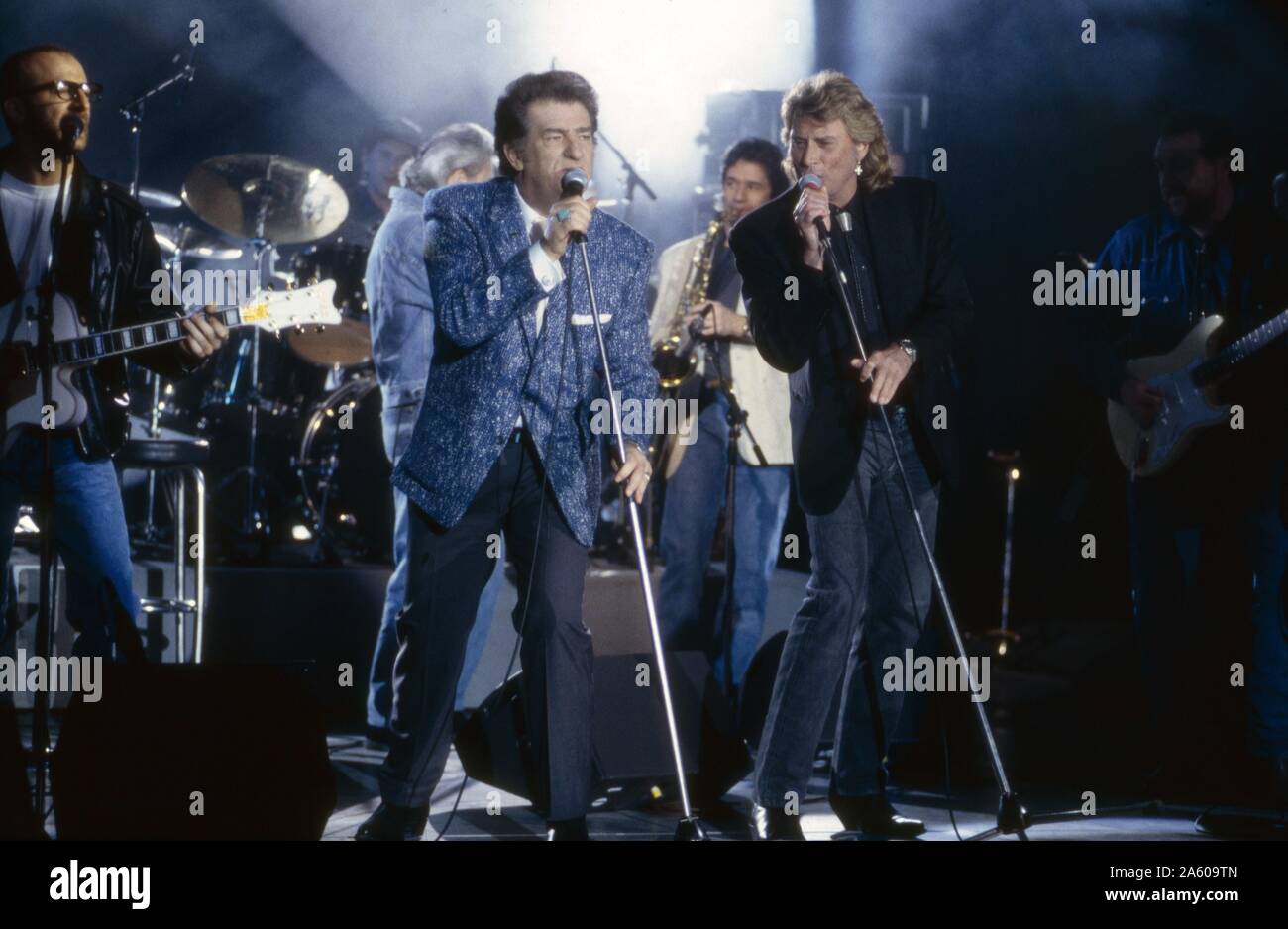 Johnny hallyday and eddy mitchell hi-res stock photography and images -  Alamy