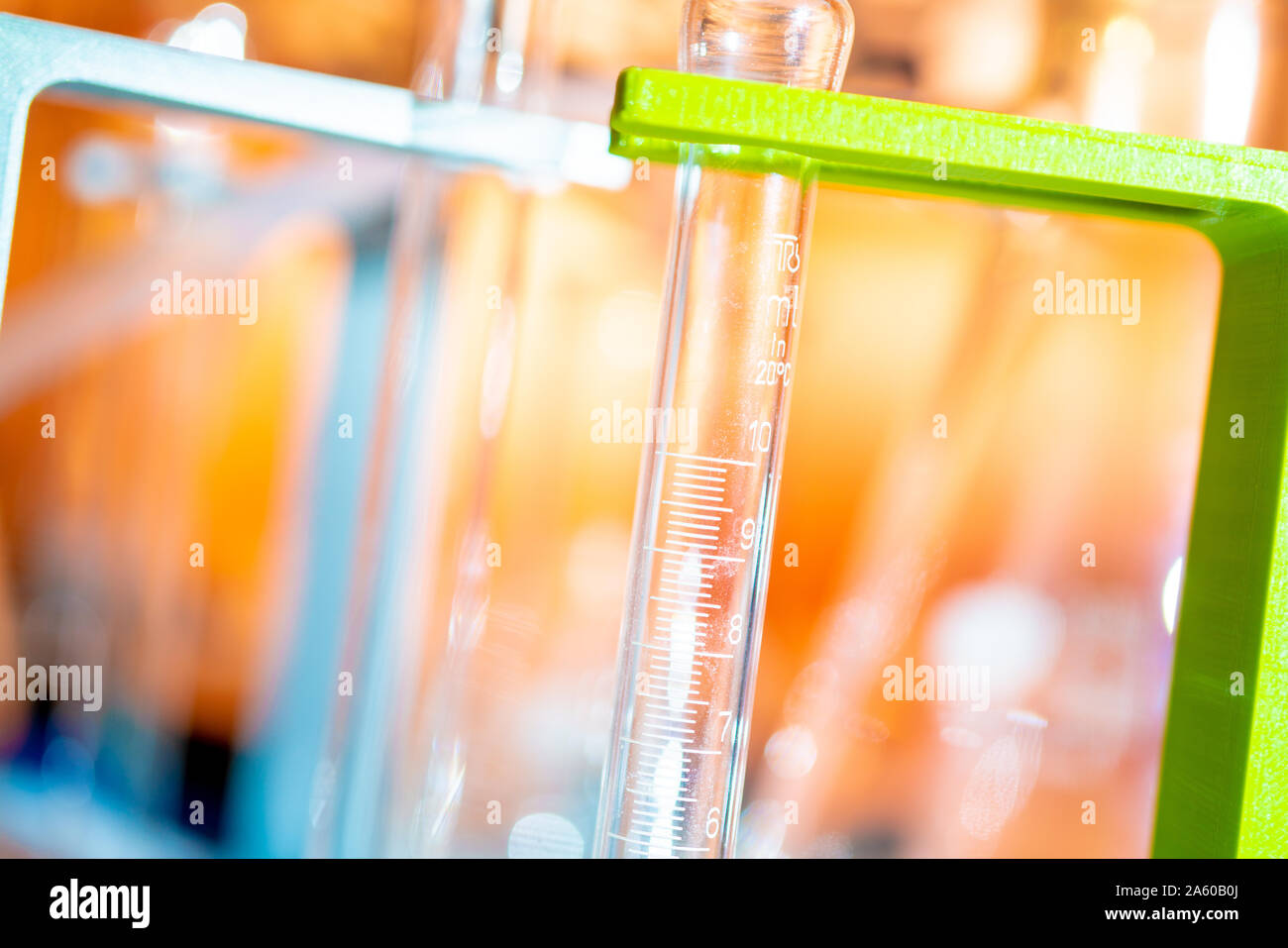 Compound Glass Instrument Glass instruments in the laboratory of chemical synthesis Stock Photo ...