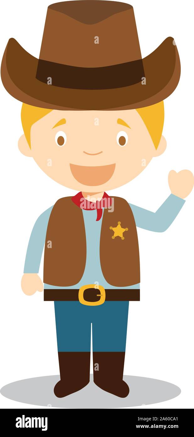 Cowboy character hi-res stock photography and images - Alamy