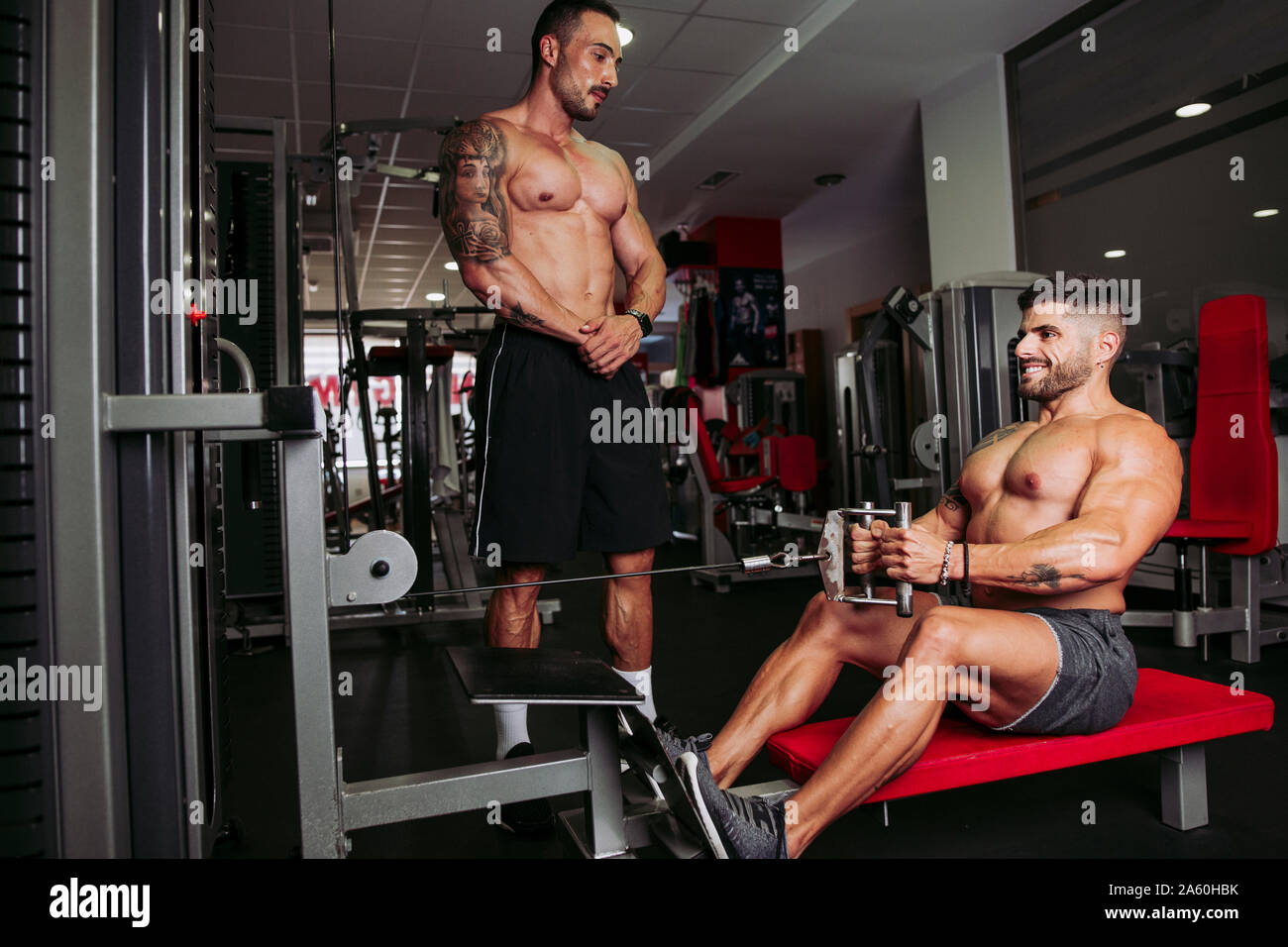 Men in gym hi-res stock photography and images - Alamy