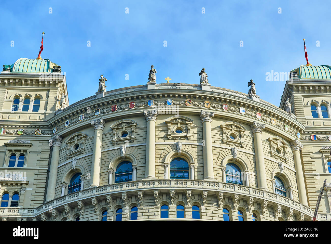 Switzerland, Bern, Federal Palace, south facade Stock Photo