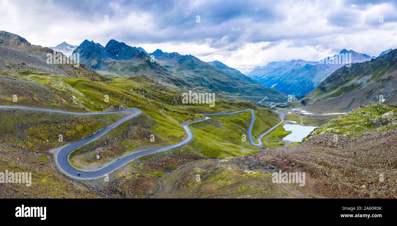 Austria, Tirol, Kauner Valley Glacier Road Stock Photo