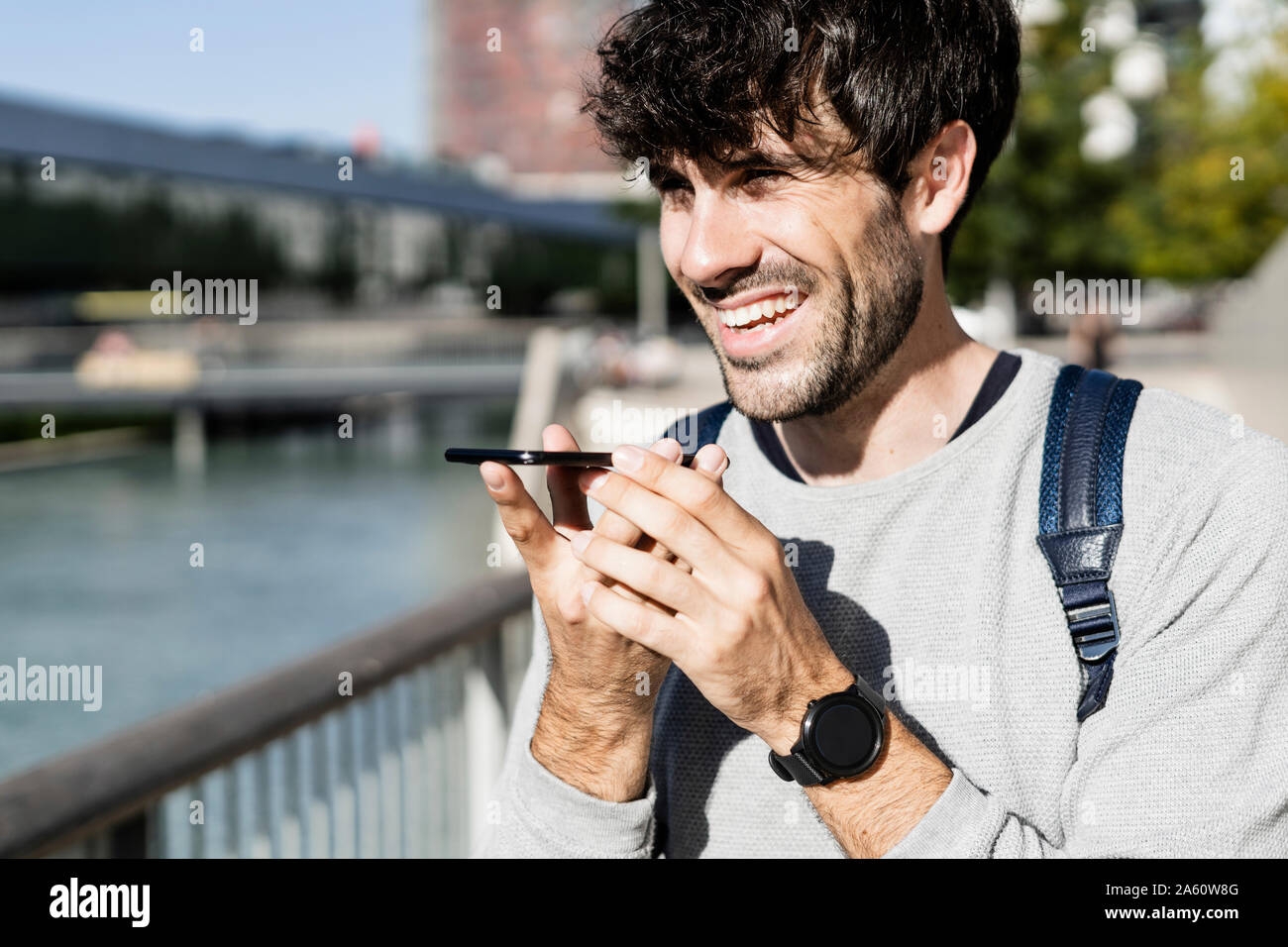 Happy black freelancer man hi-res stock photography and images - Alamy