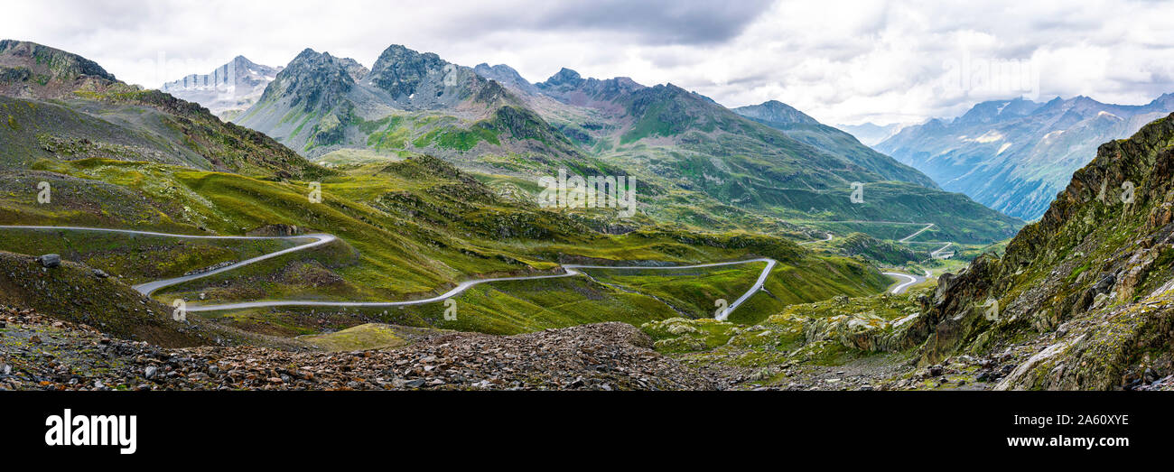 Austria, Tirol, Kauner Valley Glacier Road Stock Photo