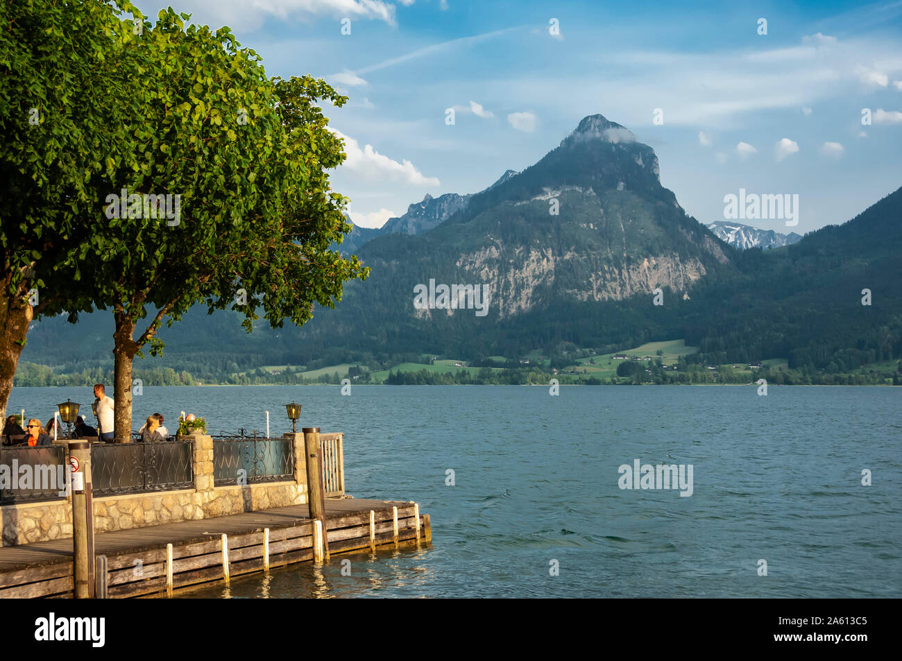 Wolfgangsee, St. Wolfgang, Austrian Lakes, Austria, Europe Stock Photo