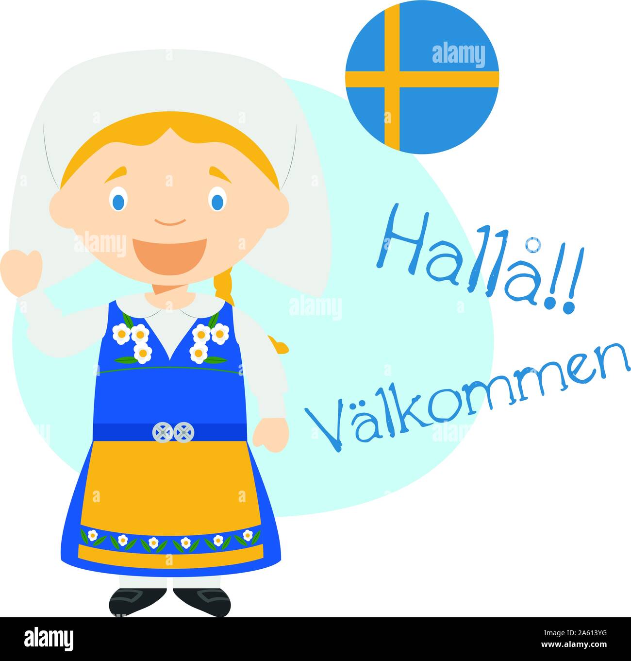Vector illustration of cartoon character saying hello and welcome in Swedish Stock Vector Image & Art - Alamy Vector illustration of cartoon character saying hello and welcome in Swedish Stock Vector Image & Art - Alamy