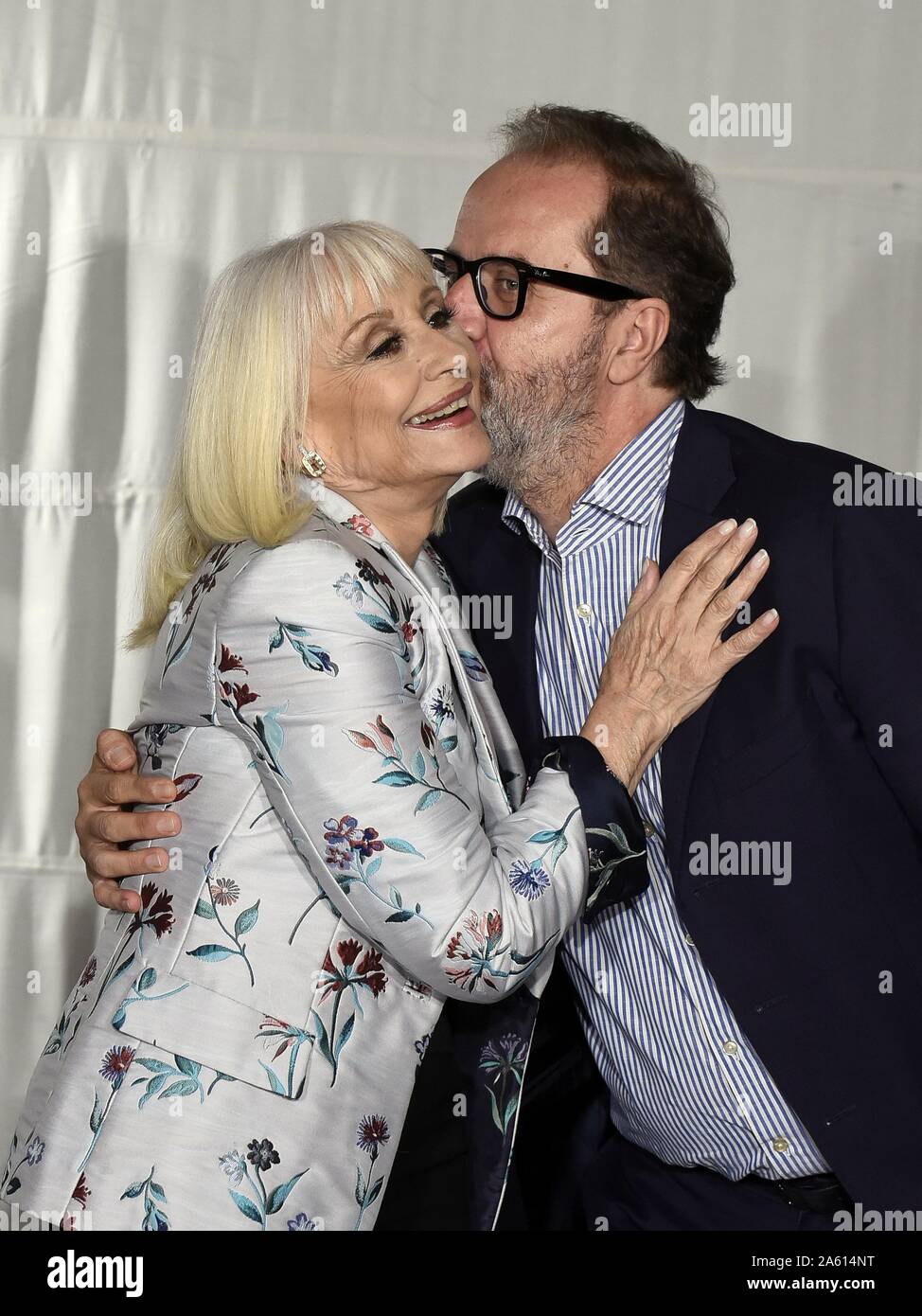 Italy Rome October 23 2019 Raffaella Carra Attends The Photocall Of The Rai Tv Show A Raccontare Comincia Tu In The Picure With Rai 3 Direct Stock Photo Alamy