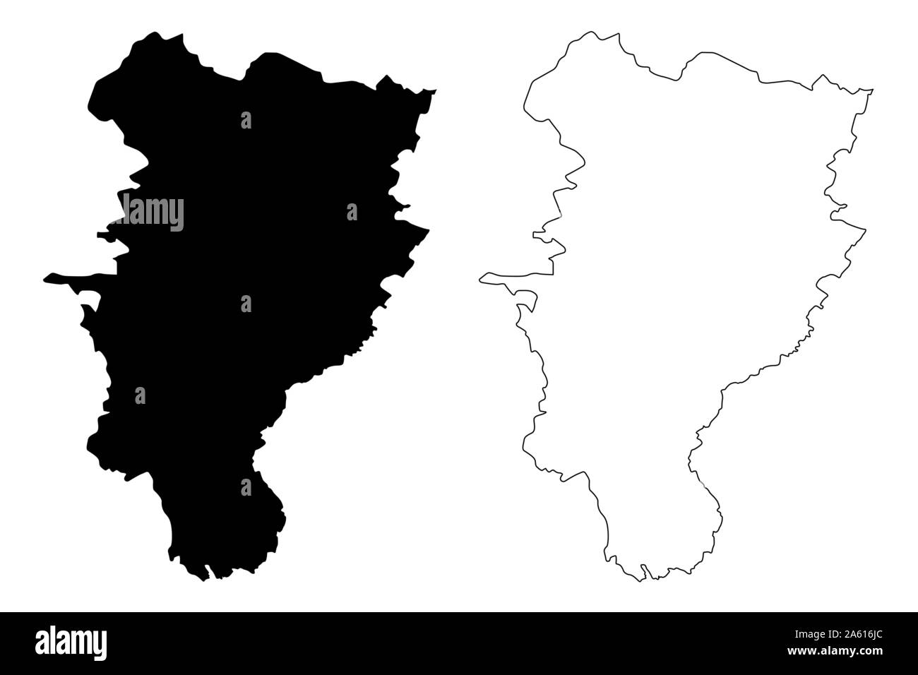 Kildare County Council (Republic of Ireland, Counties of Ireland) map ...