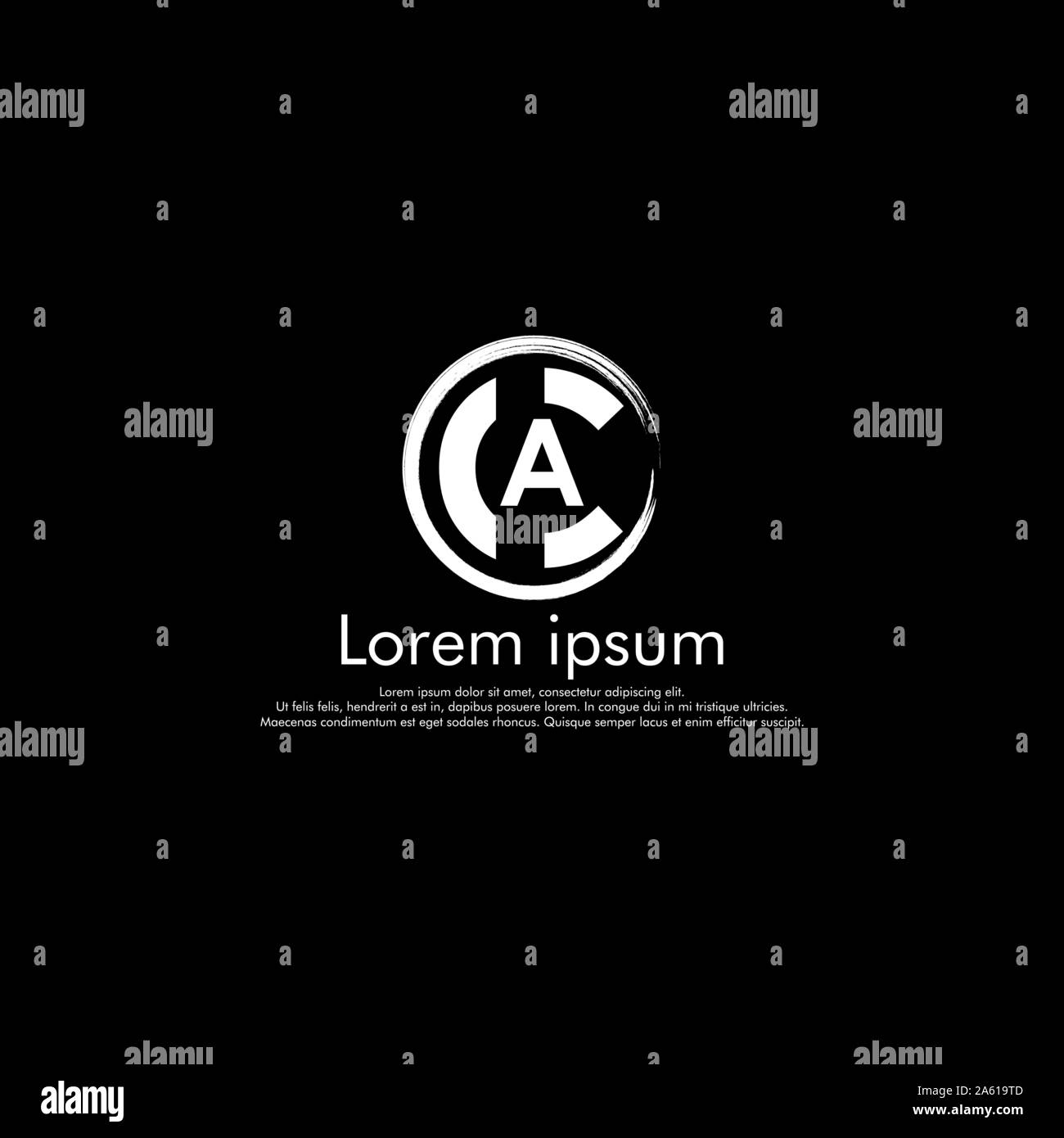 AC Vector initial abstract logo concept for your company Stock Vector ...
