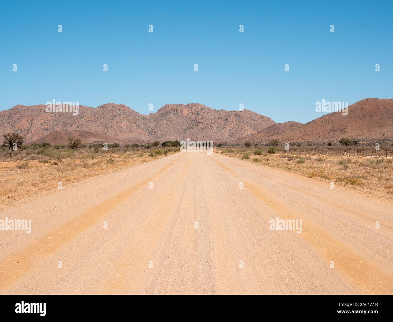 Roads In Namibia Stock Photo - Alamy