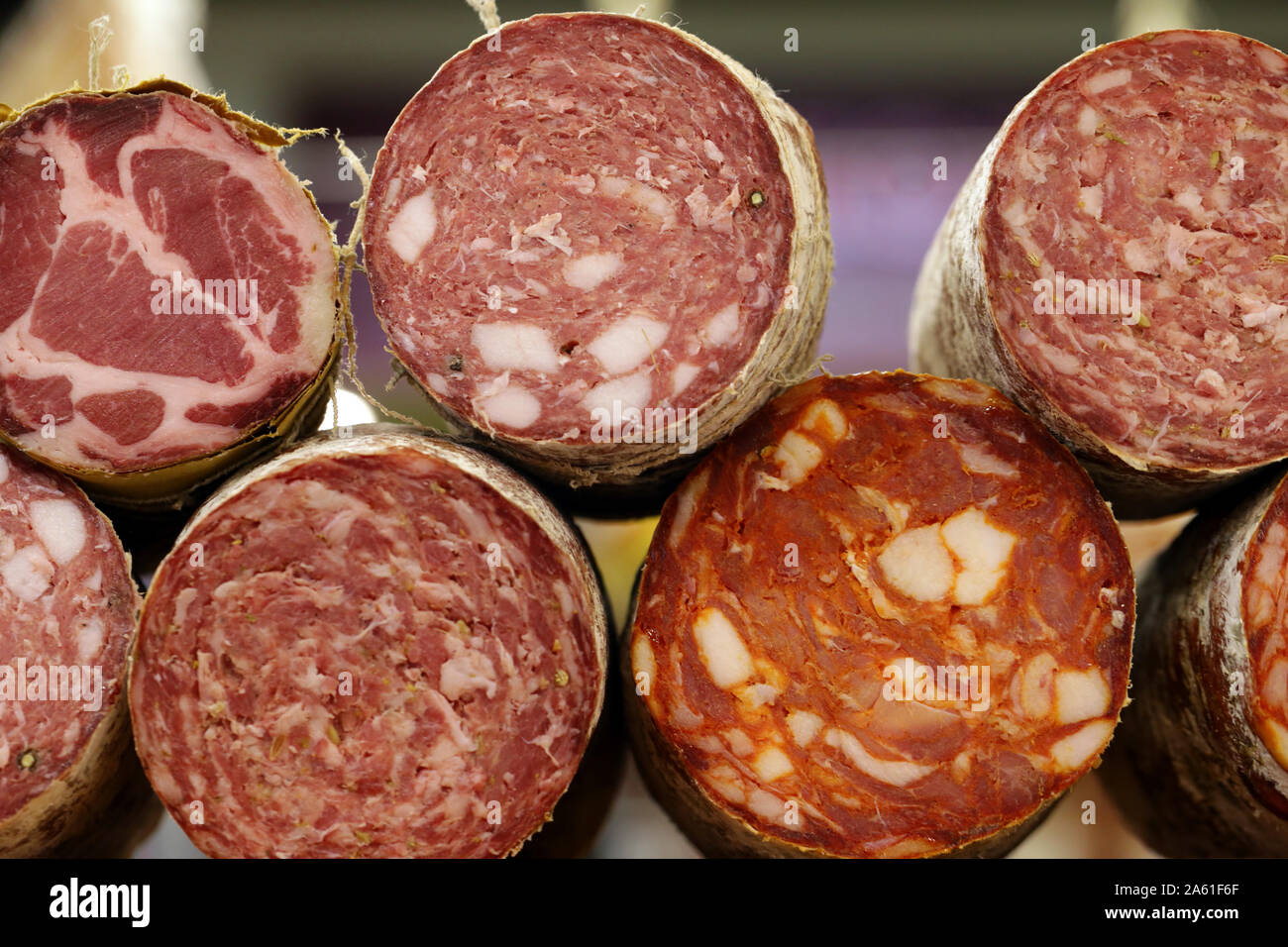 28 and Alamy - images - hi-res photography Page at stock Salami market the
