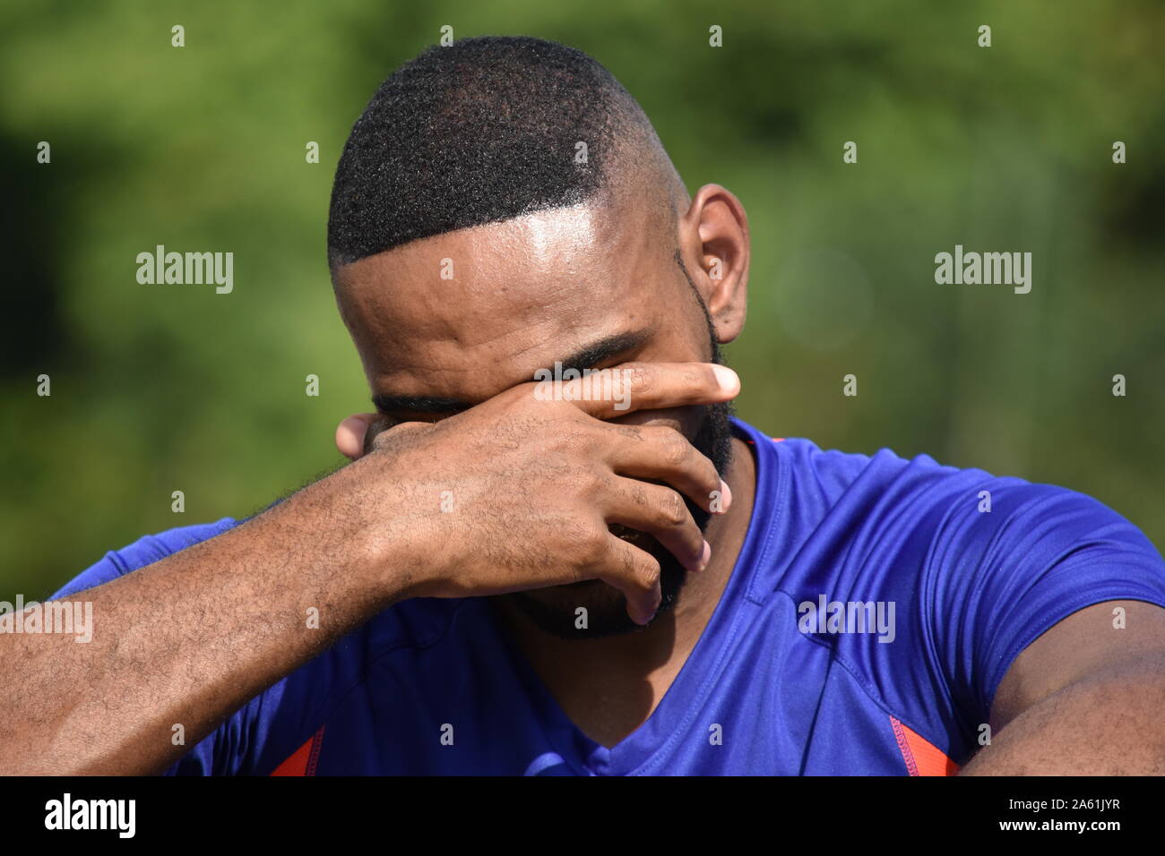 Depressed Athlete Stock Photos & Depressed Athlete Stock Images Alamy