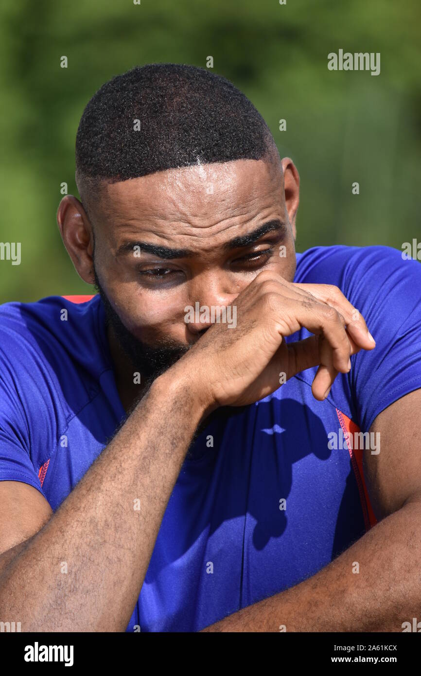 Depressed Athlete Stock Photos & Depressed Athlete Stock Images Alamy