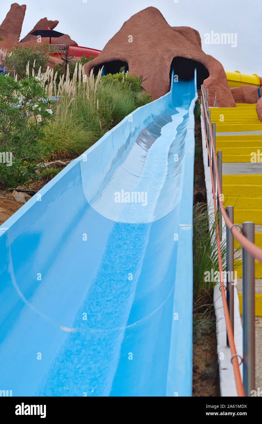 Slide and Splash water park, famous park and tourist attraction during