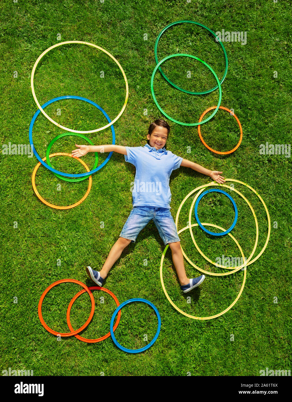 Boy on the rings hi-res stock photography and images - Alamy