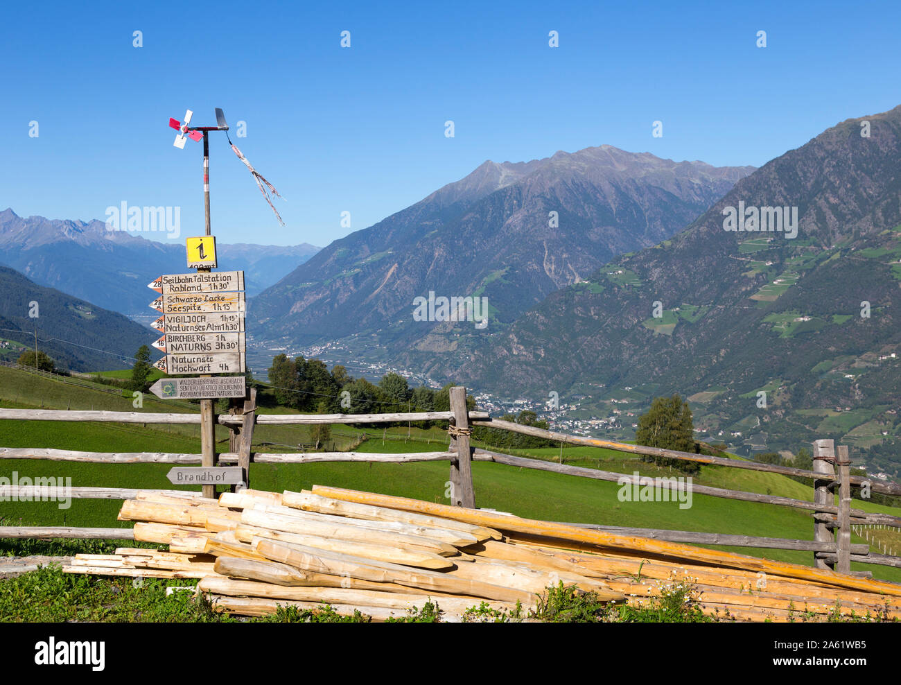 Aschbath, South Tirol, Italy Stock Photo