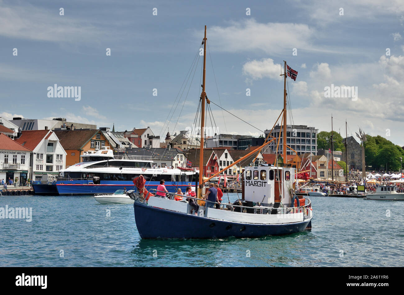 Stavanger Harbour. Stock Photo
