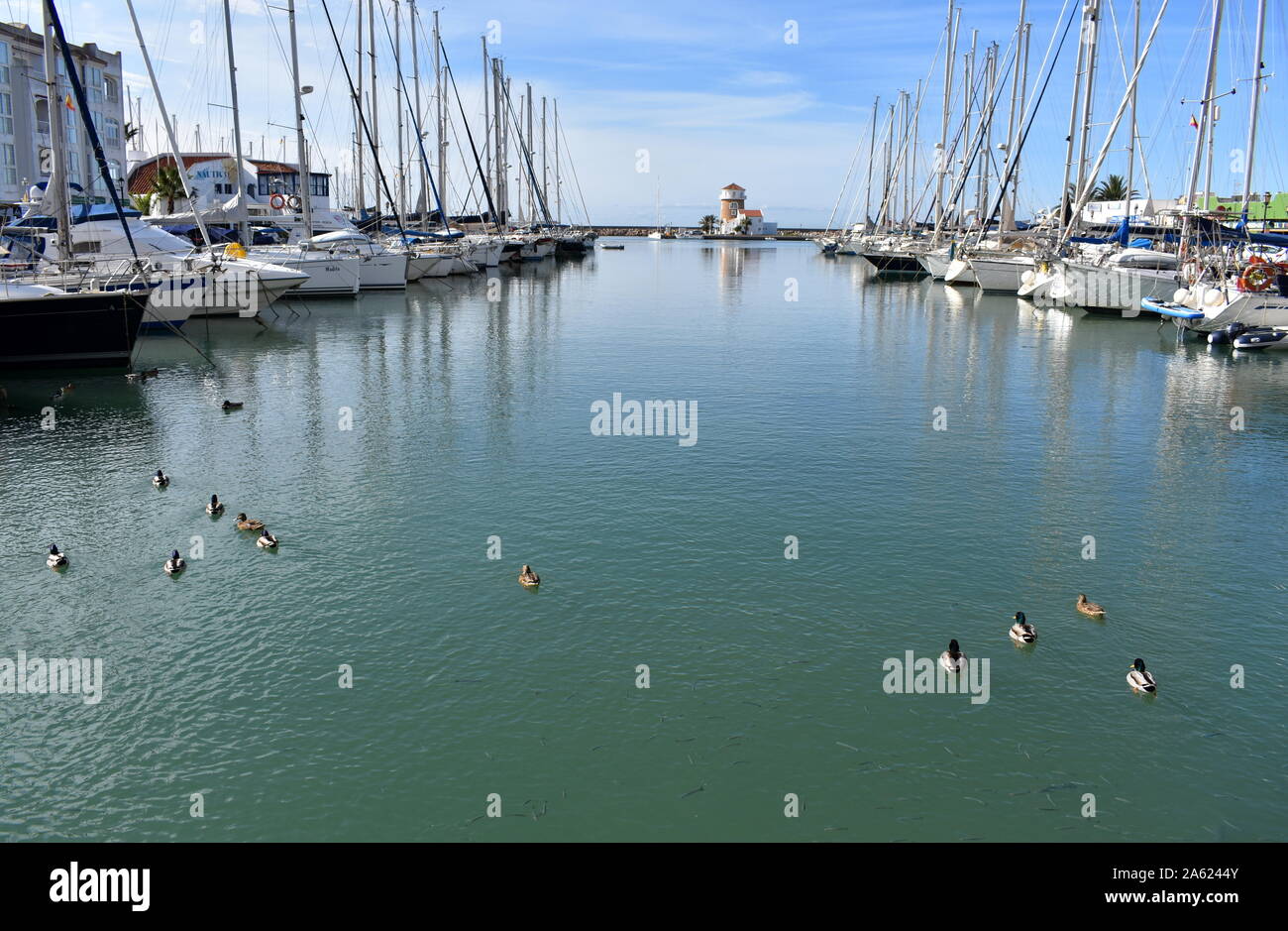 Boat berthed marina hi-res stock photography and images - Alamy