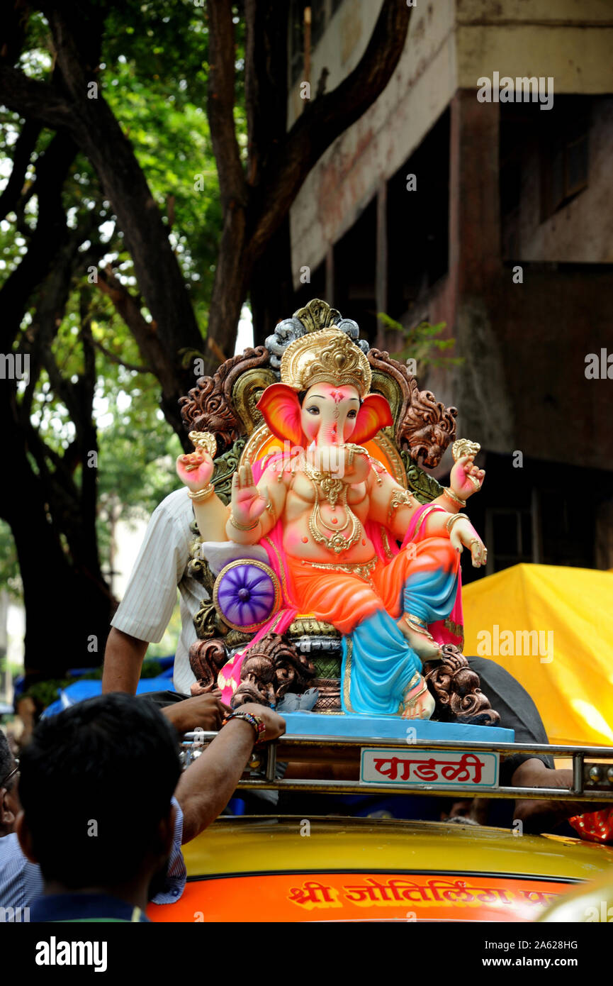 Mumbai, Maharashtra, India, Southeast Asia Beautiful idols of Lord