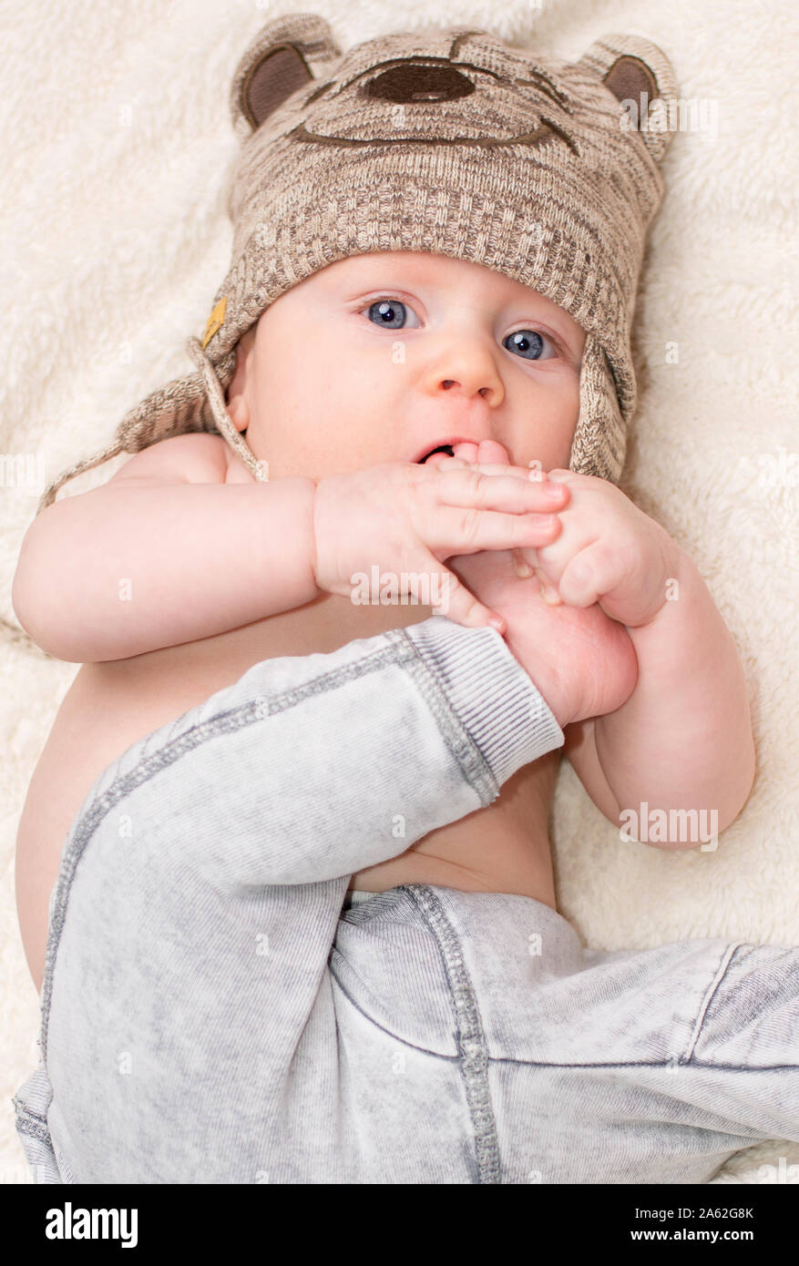 6 month baby boy cap