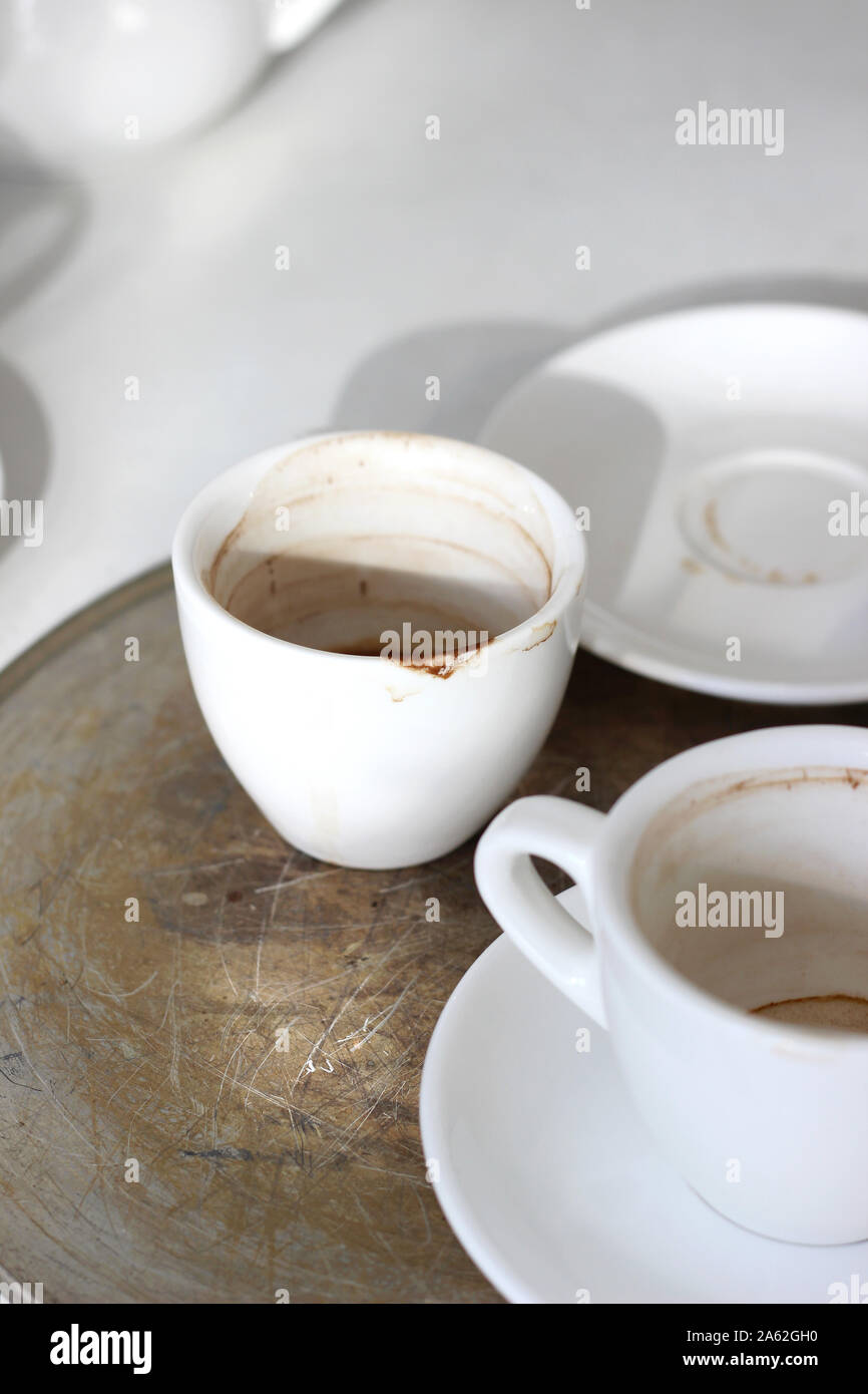 Tray espresso cups hi-res stock photography and images - Alamy