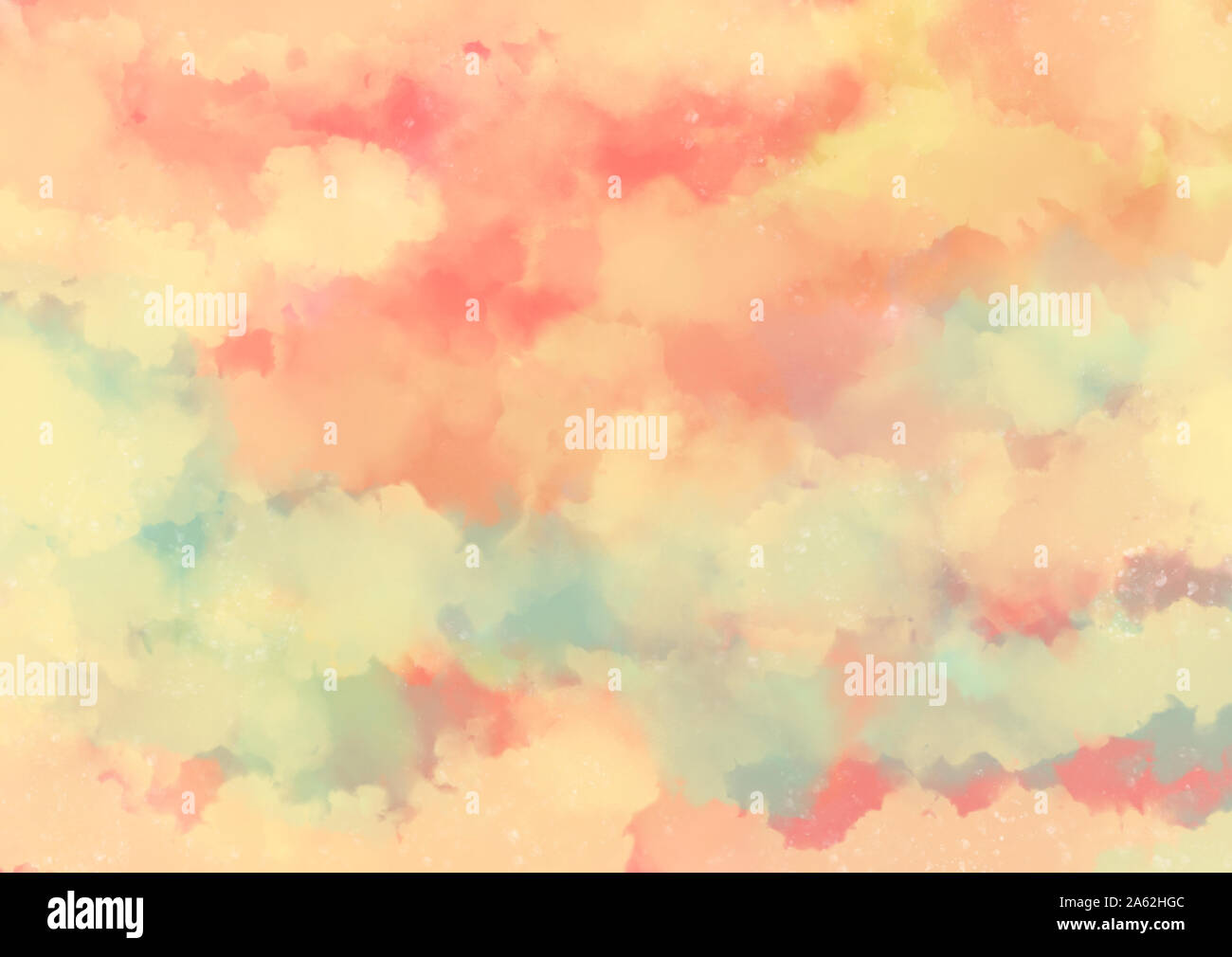 Watercolour Colorful Pastel Background With Copy Free Space