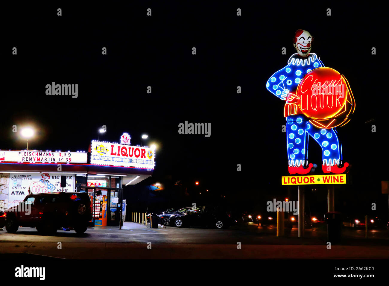 Circus Liquor Store on Vineland Avenue, North Hollywood, Los Angeles