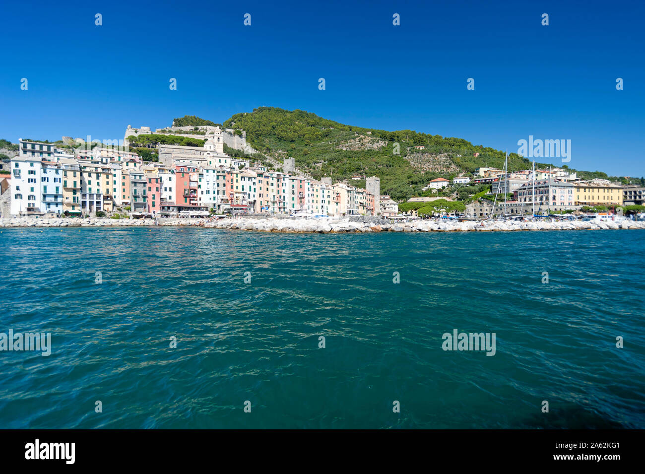 Porto Venere on the Ligurian coast of Italy Stock Photo