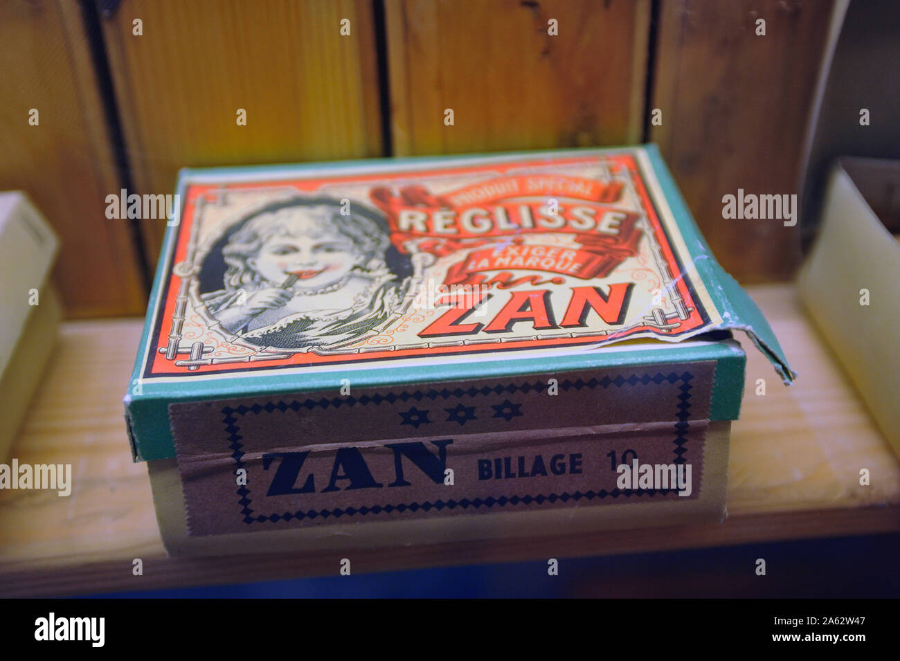 Old Advertisement for Zan Liquorice with the Guignol Theater at the Haribo  Museum in Uzes Editorial Stock Photo - Image of business, brand: 161978133